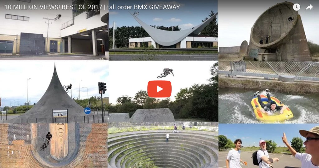 10 MILLION VIEWS! BEST OF 2017 | tall order BMX GIVEAWAY