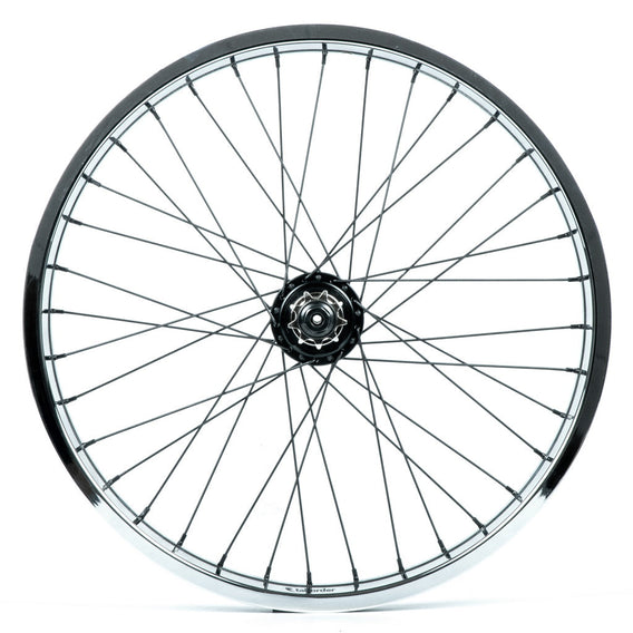 Tall Order Dynamics RHD Cassette Wheel - Black With Chrome Rim 9 Tooth