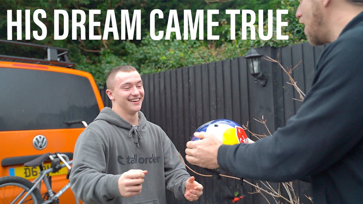 Surprised with dream sponsor