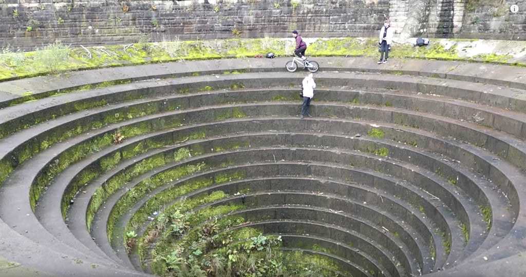 RIDING DOWN A RESERVOIR TUNNEL