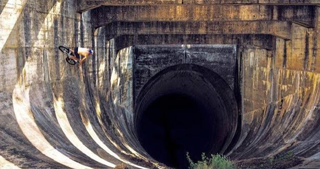 RIDING DOWN WORLDS BIGGEST PIPE