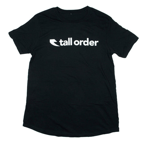 Tall Order Bmx Font T-Shirt Black