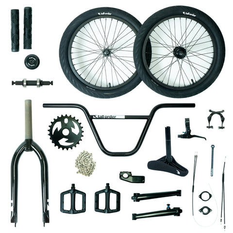 Tall Order Pro Park Bike Parts Kit - Black | BMX