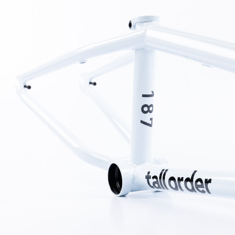 Tall Order 187 V3 Frame - Reilly Gloss White | Tall Order BMX