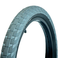 Tall Order Wallride Tyre - Grey With Black Sidewalls 2.35" | BMX