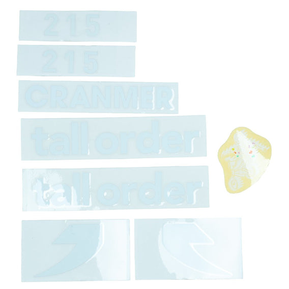 Tall Order 215 Frame Stickers - White