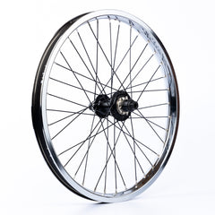 Tall Order Dynamics LHD Cassette Wheel - Black With Chrome Rim And Silver Nipples 9 Tooth