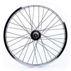 Tall Order Dynamics RHD Cassette Wheel - Black With Chrome Rim And Silver Nipples 9 Tooth