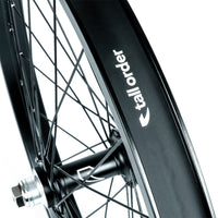 Tall Order Dynamics Front Wheel - Black with Silver Spoke Nipples