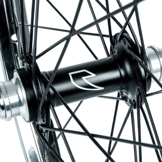 Tall Order Dynamics Front Wheel - Black Hub With Chrome Rim