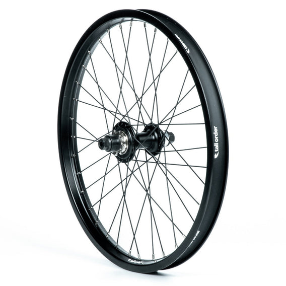 Tall Order Dynamics LHD Cassette Wheel - Black With Silver Spoke Nipples 9 Tooth