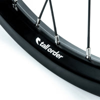 Tall Order Dynamics LHD Cassette Wheel - Black With Silver Spoke Nipples 9 Tooth