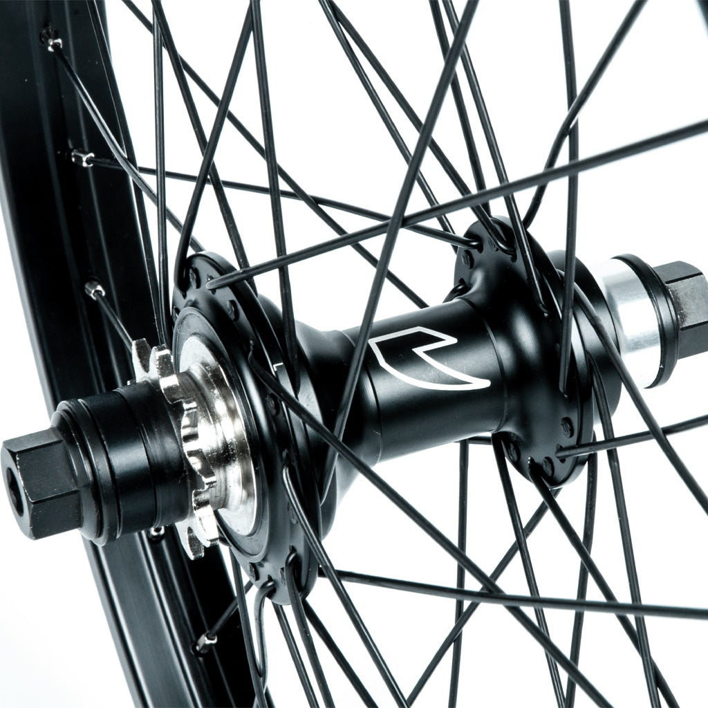 Tall Order Dynamics LHD Cassette Wheel - Black With Silver Spoke Nipples 9 Tooth