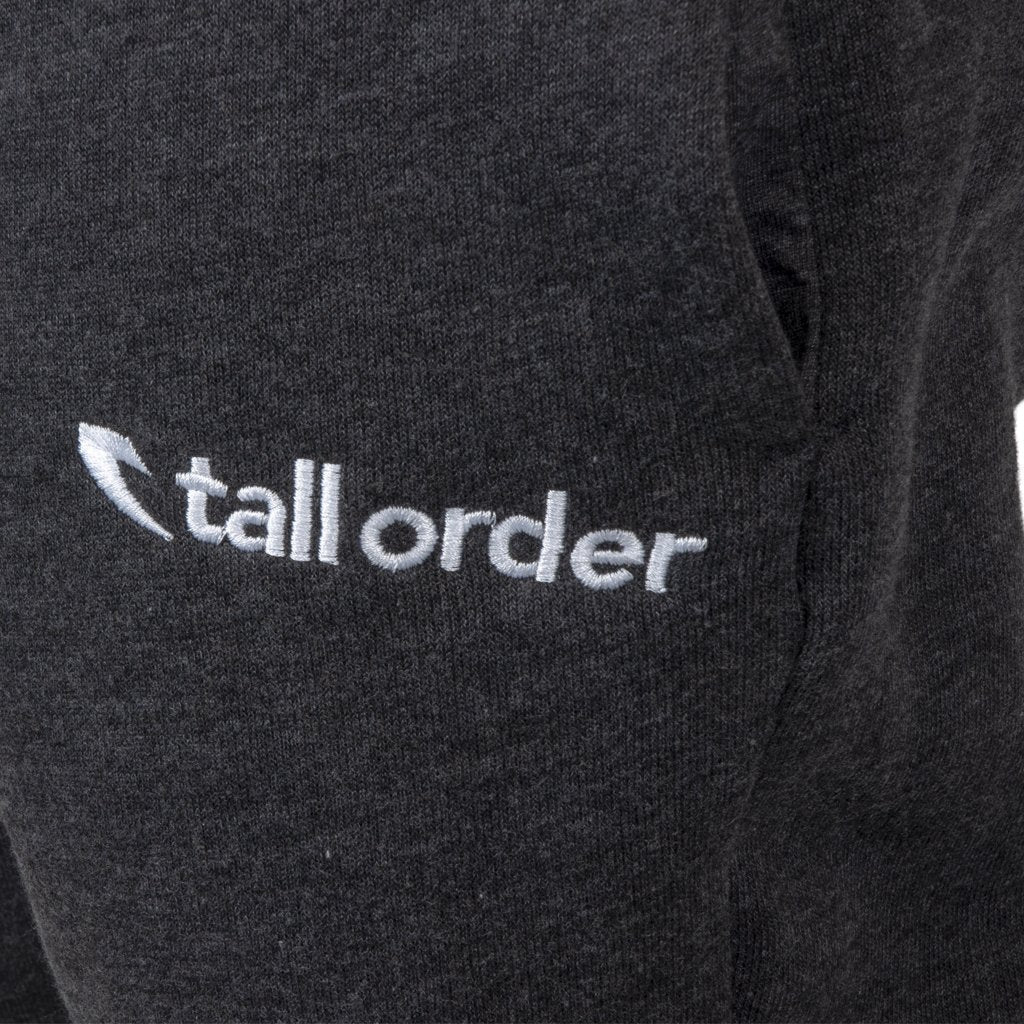 Tall Order Embroidered Logo Joggers - Dark Grey Heather