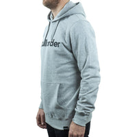 Tall Order Font Hooded Sweatshirt - Grey