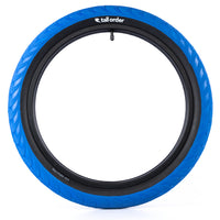 Tall Order Wallride Tyre - Blue With Black Sidewall 2.30" | BMX