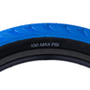 Tall Order Wallride Tyre - Blue With Black Sidewall 2.30" | BMX