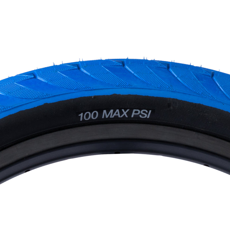 Tall Order Wallride Tyre - Blue With Black Sidewall 2.30" | BMX