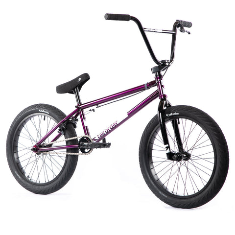 Tall Order Pro 20" BMX Bike - Gloss Translucent Purple With Black Parts 20.85"