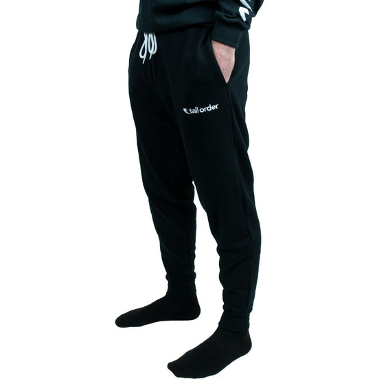 Tall Order Embroidered Logo Joggers - Black