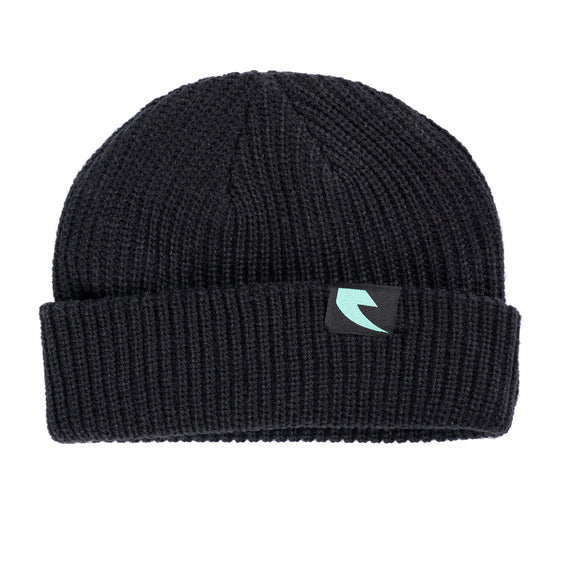 Tall Order Teal Logo Beanie - Black | BMX
