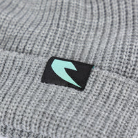 Tall Order Teal Logo Beanie - Grey | BMX