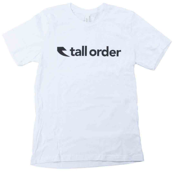 Tall Order Font T-Shirt - White