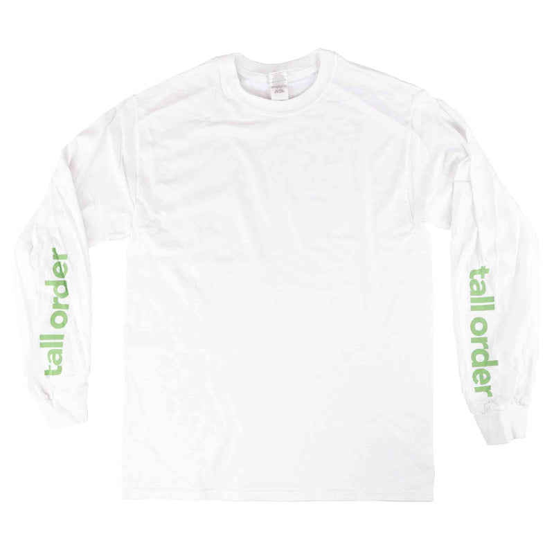 Tall Order Sleeve Logo L/S T-Shirt - White