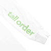 Tall Order Sleeve Logo L/S T-Shirt - White