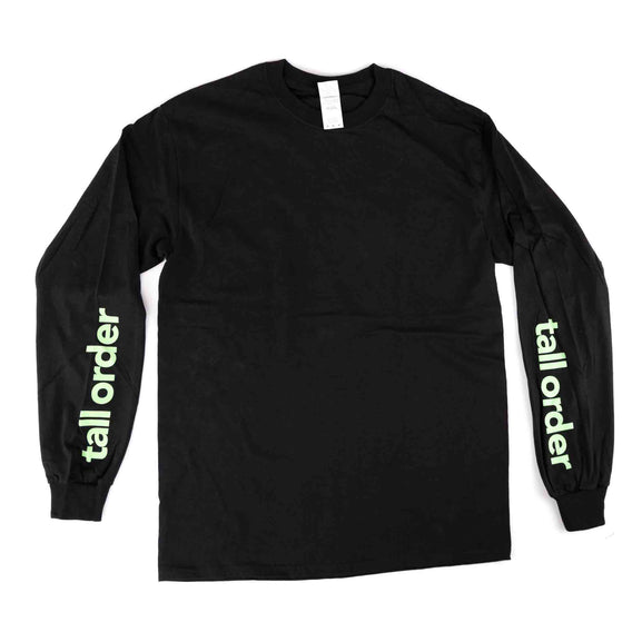 Tall Order Sleeve Logo L/S T-Shirt - Black