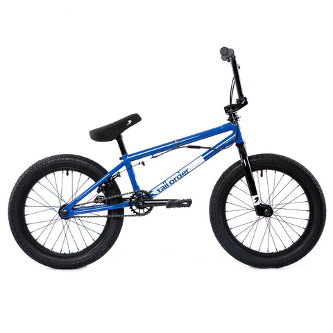 Tall Order Ramp 18" BMX Bike - Gloss Blue With Black Parts 18.5"