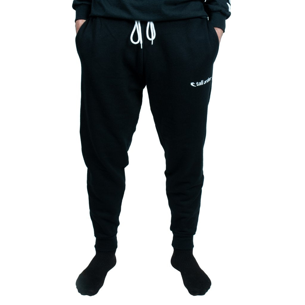 Tall Order Embroidered Logo Joggers - Black